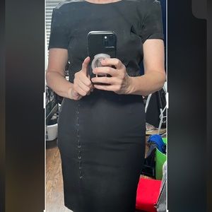 Black banana republic dress